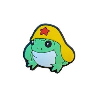 3/$10💥 Frog With Hat Croc Charm